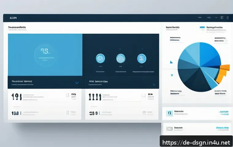 플랫 디자인과 머티리얼 디자인 비교 - A sleek, modern web dashboard interface showcasing flat design principles: clean, simple geometric s...